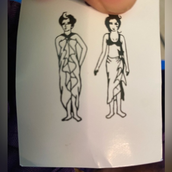 Island Style wrap tie dye bright colors. One size - Picture 6 of 8